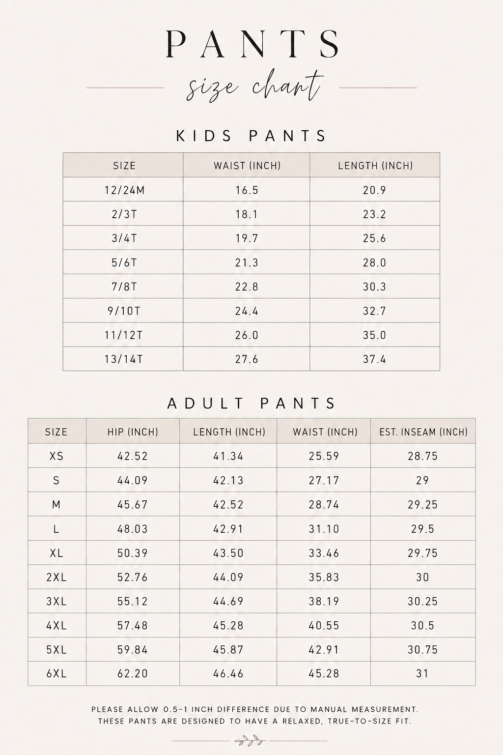 Brown Gingham Pants (Mama & Mini Sizes)