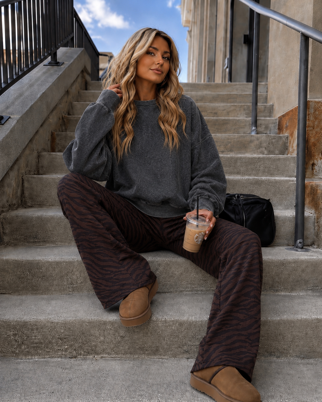 Vintage Wash Oversized Crewneck