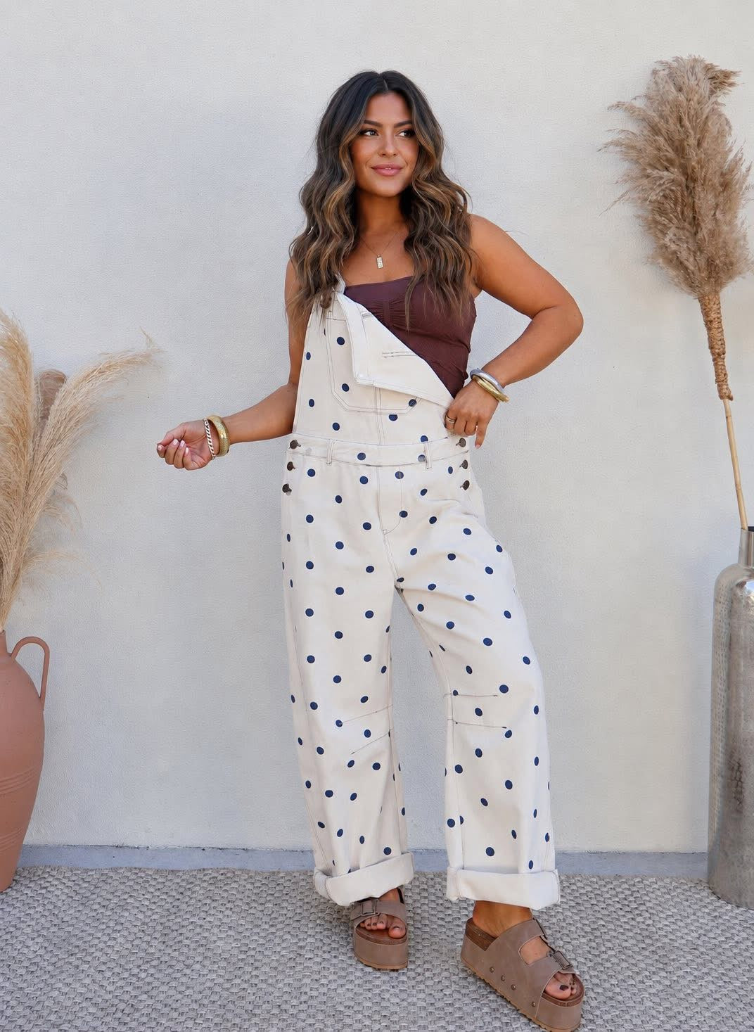 Vervet Polka Dot Overalls