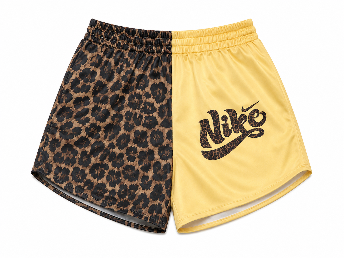 Swoosh Leopard Shorts