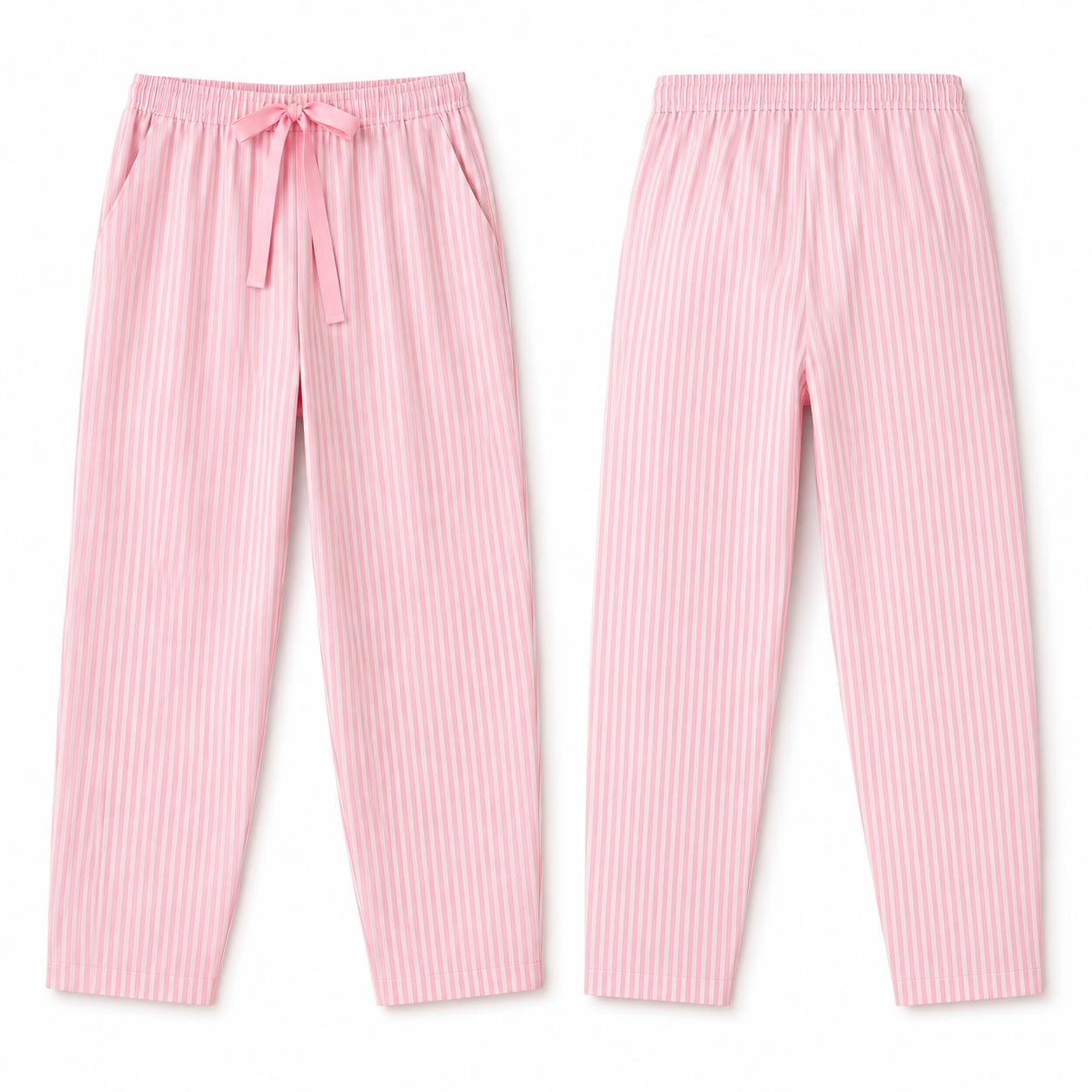 Pink Striped Lounge Pants