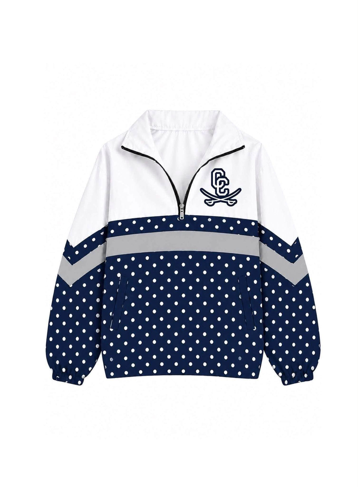 Classic Polka Dot Windbreaker