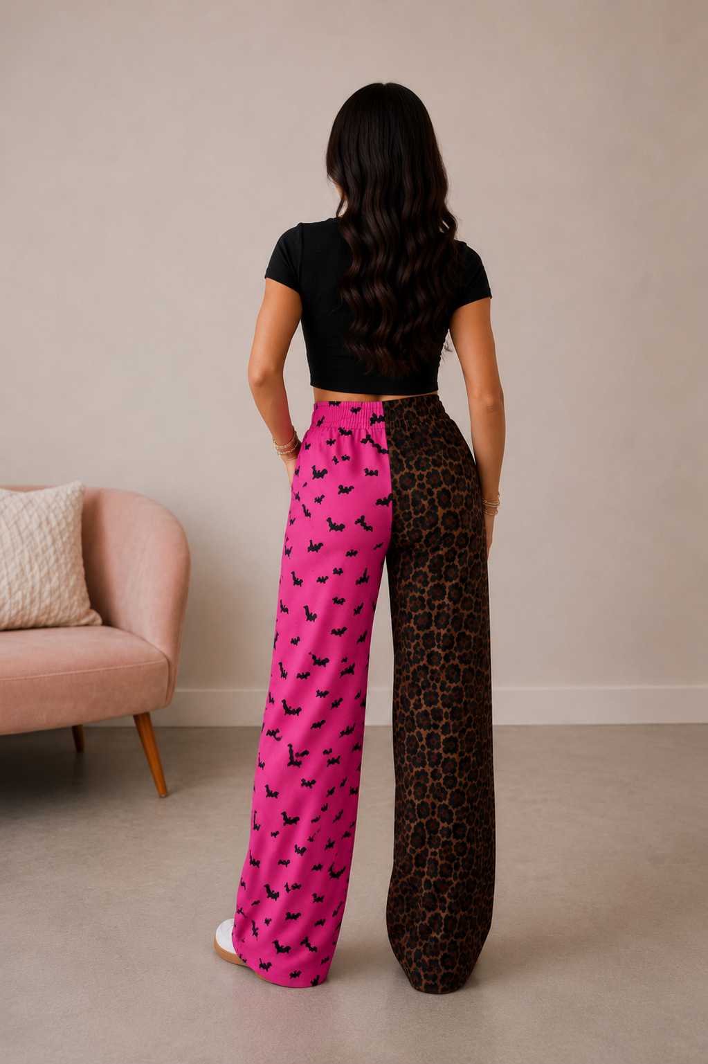 Leopard Batty Spooky Pants