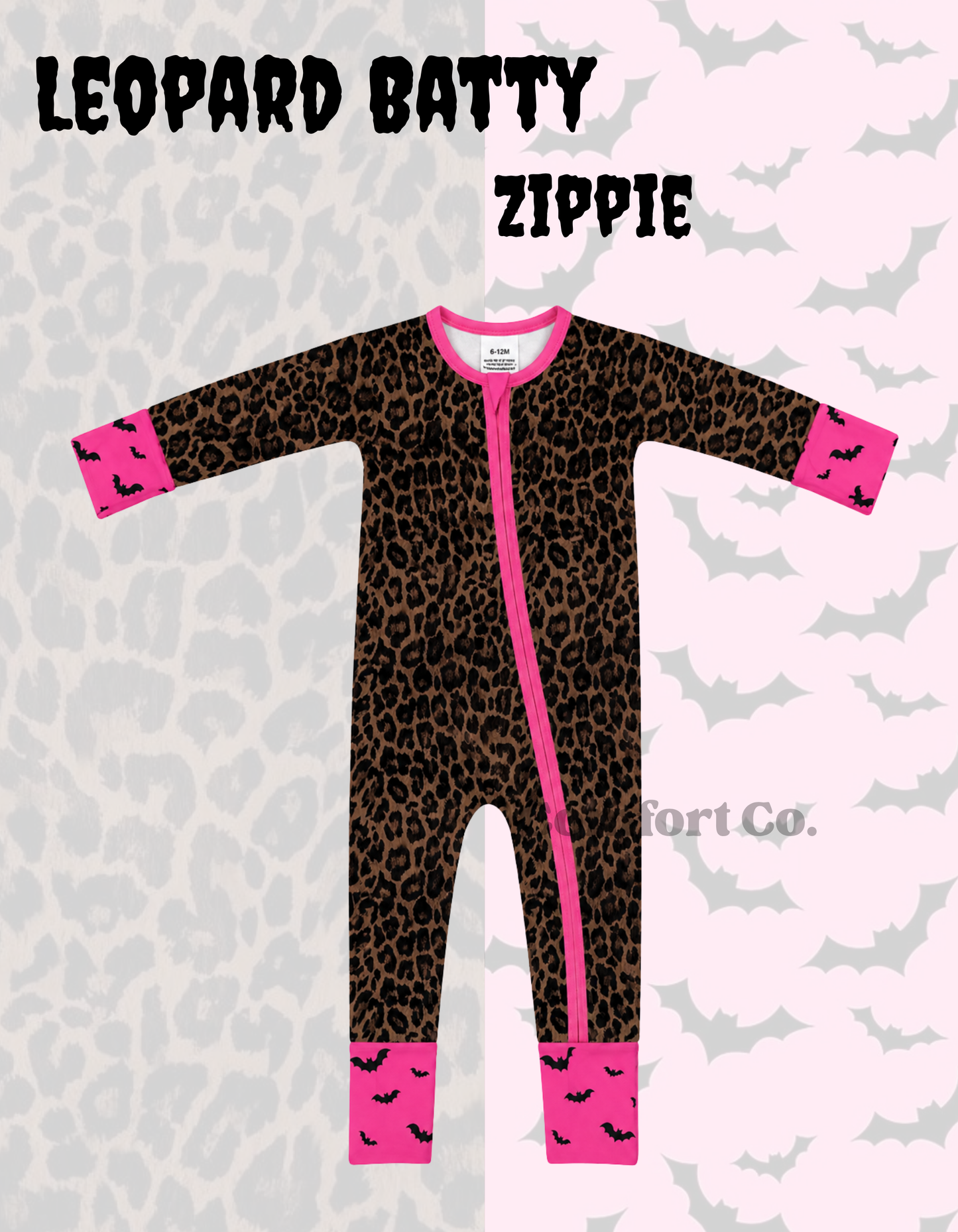 Leopard Batty Zippie