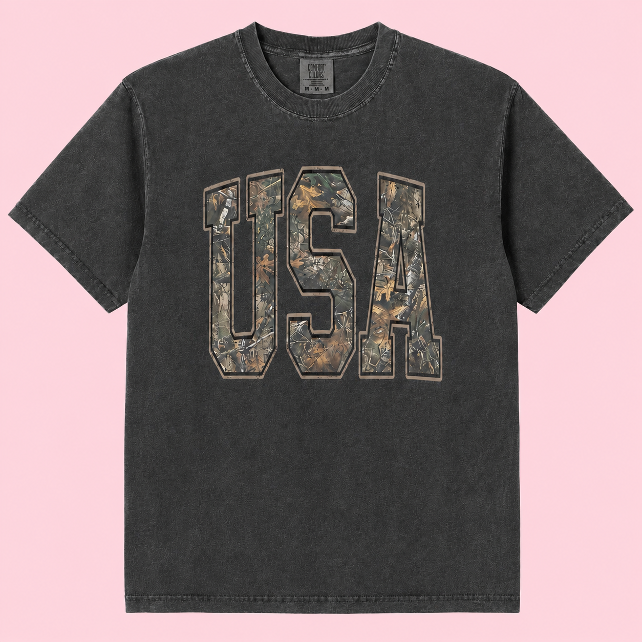 USA IN CAMO TEE