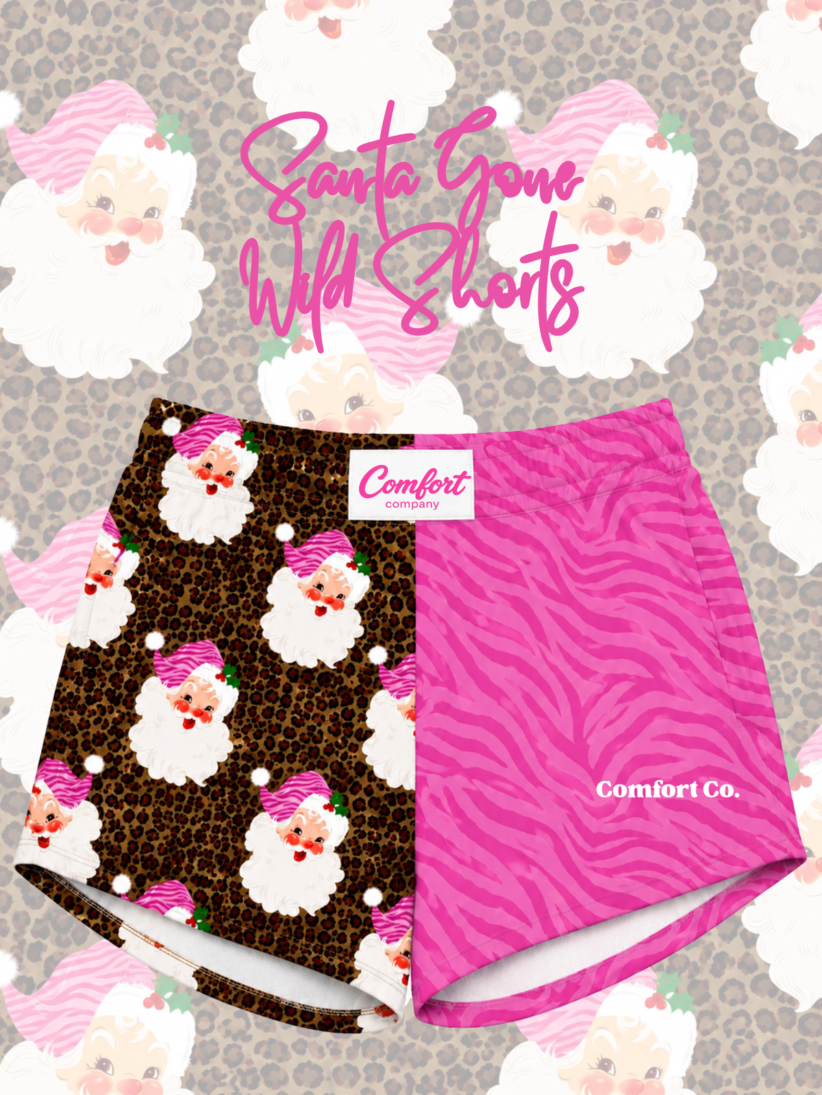 Santa Gone Wild Shorts (Mama & Mini)