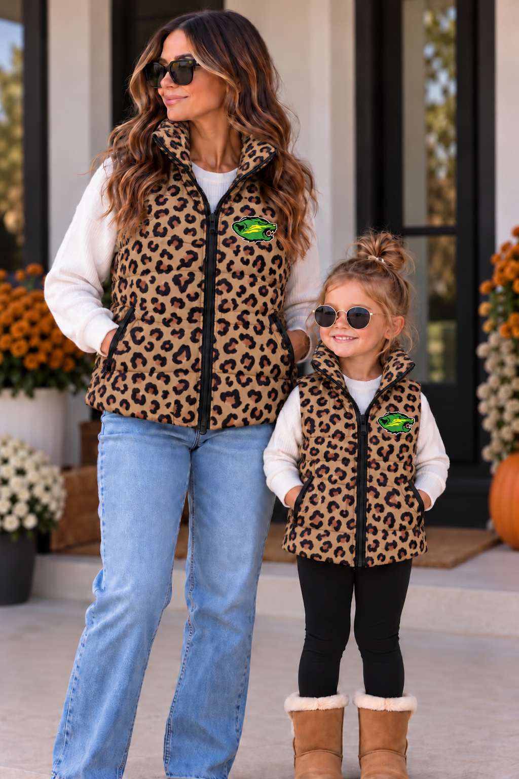 School Logo Puffer Vest (Mama & Mini)