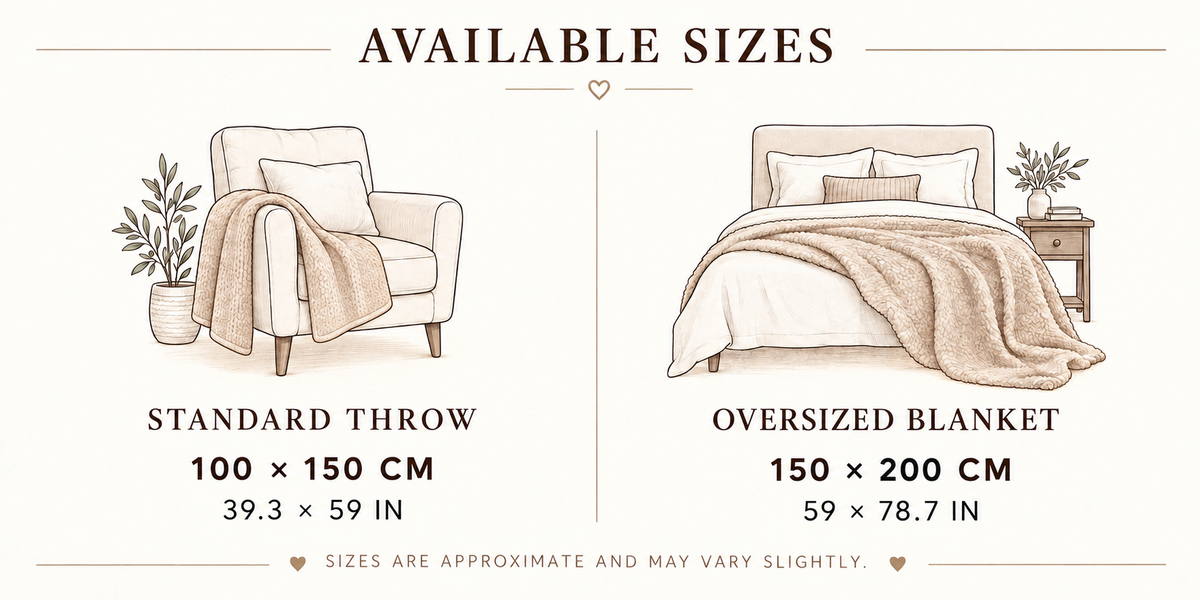 Plush Christmas Blankets - Standard Throw Size