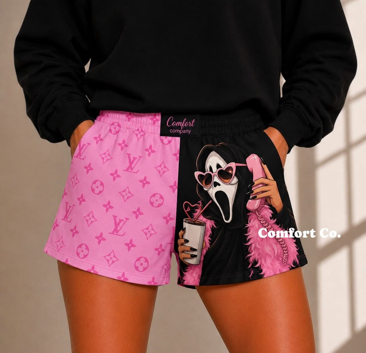 IN STOCK • Scream Halloween Shorts