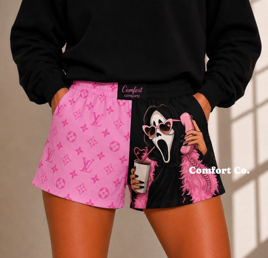 IN STOCK • Scream Halloween Shorts