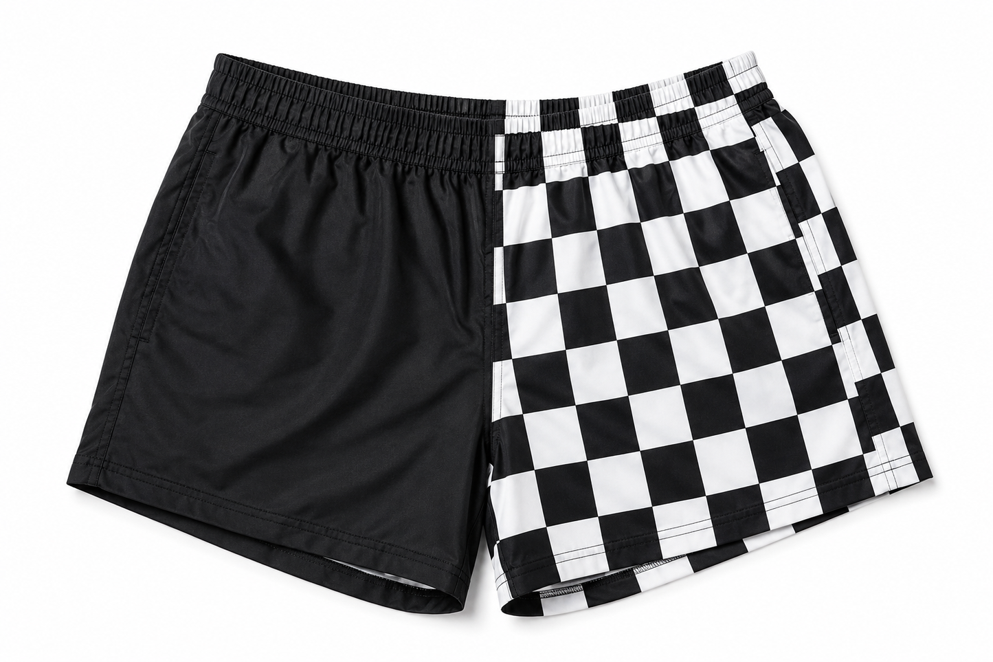 Checkered Split Shorts (SHORTS ONLY)