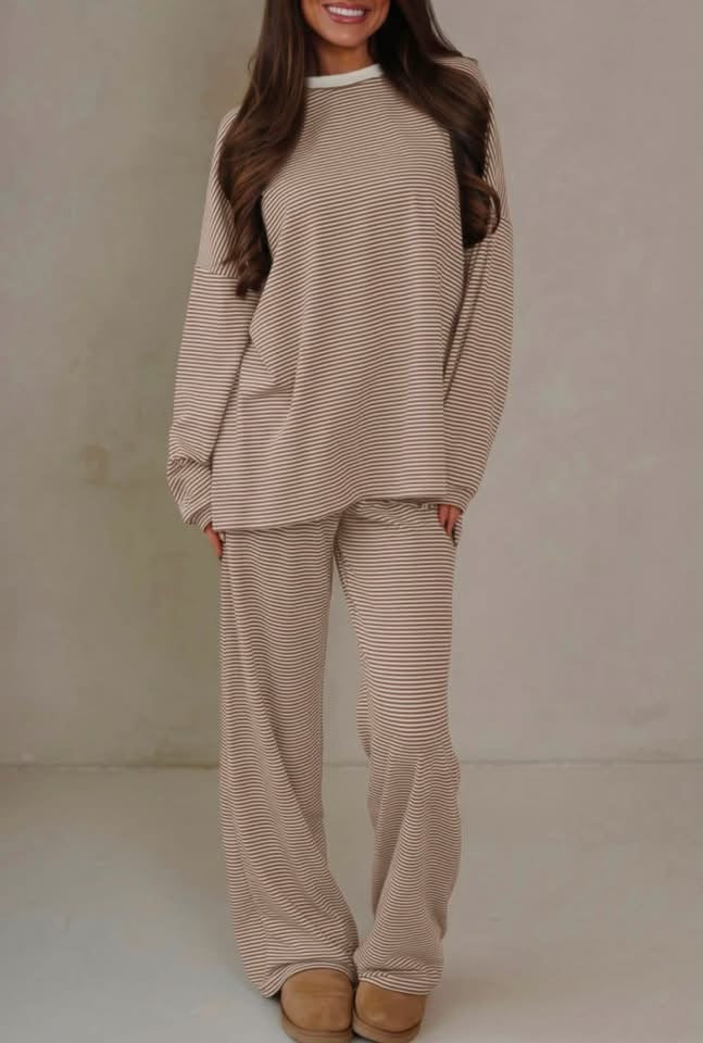 Striped Lounge Set