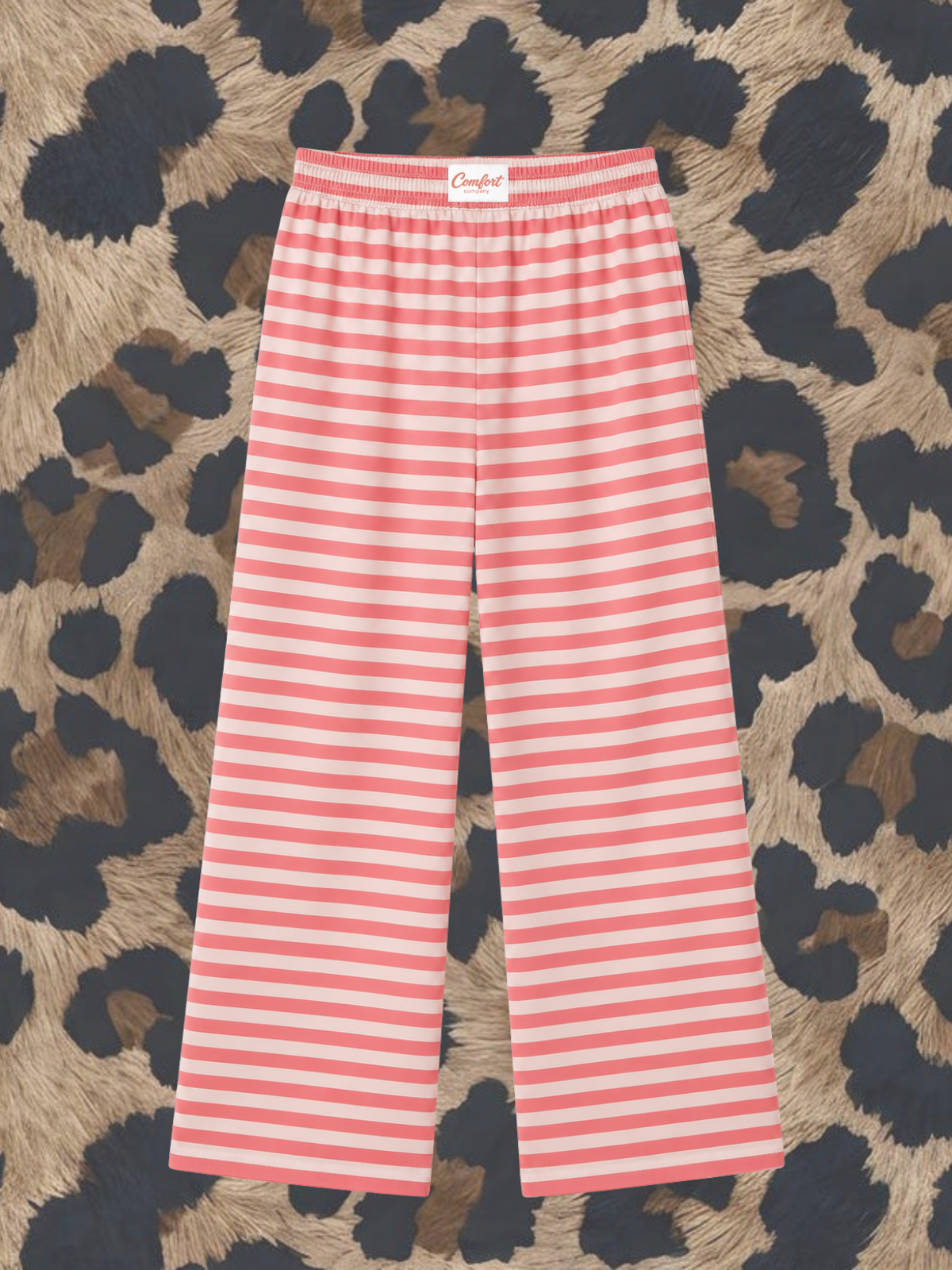 CC Pink Striped Lounge Pants (Mama & Mini Sizes)