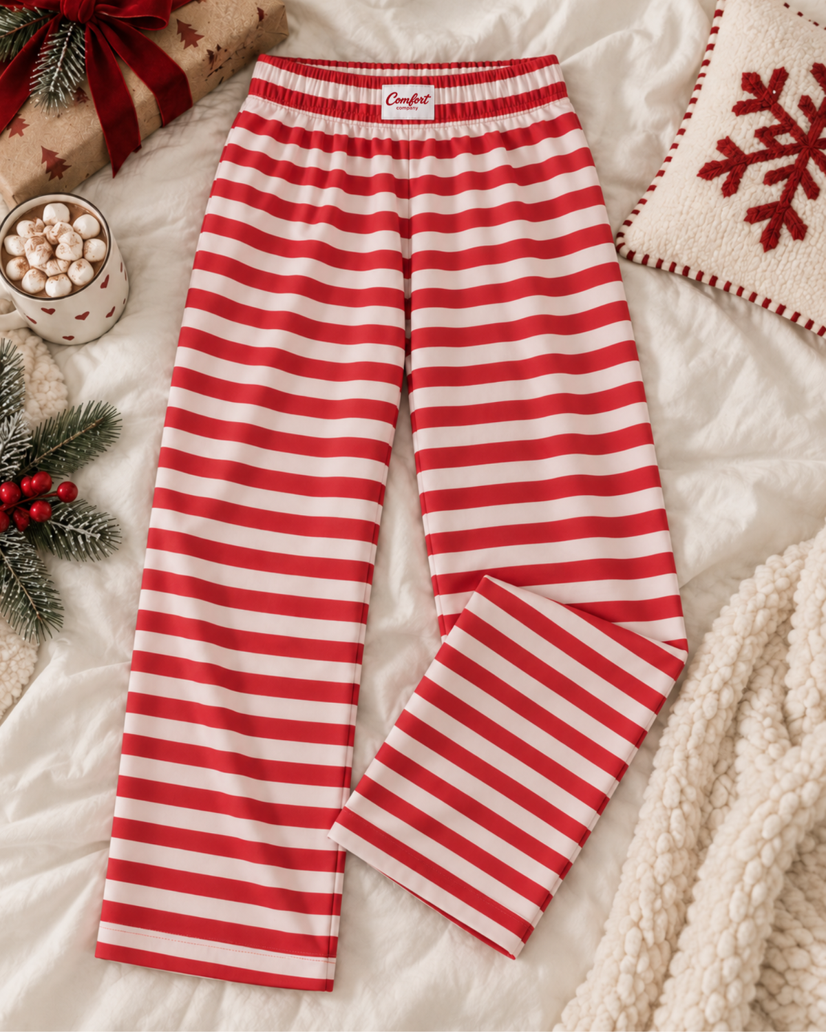 CC Candy Cane Lounge Pants (Mama & Mini Sizes)
