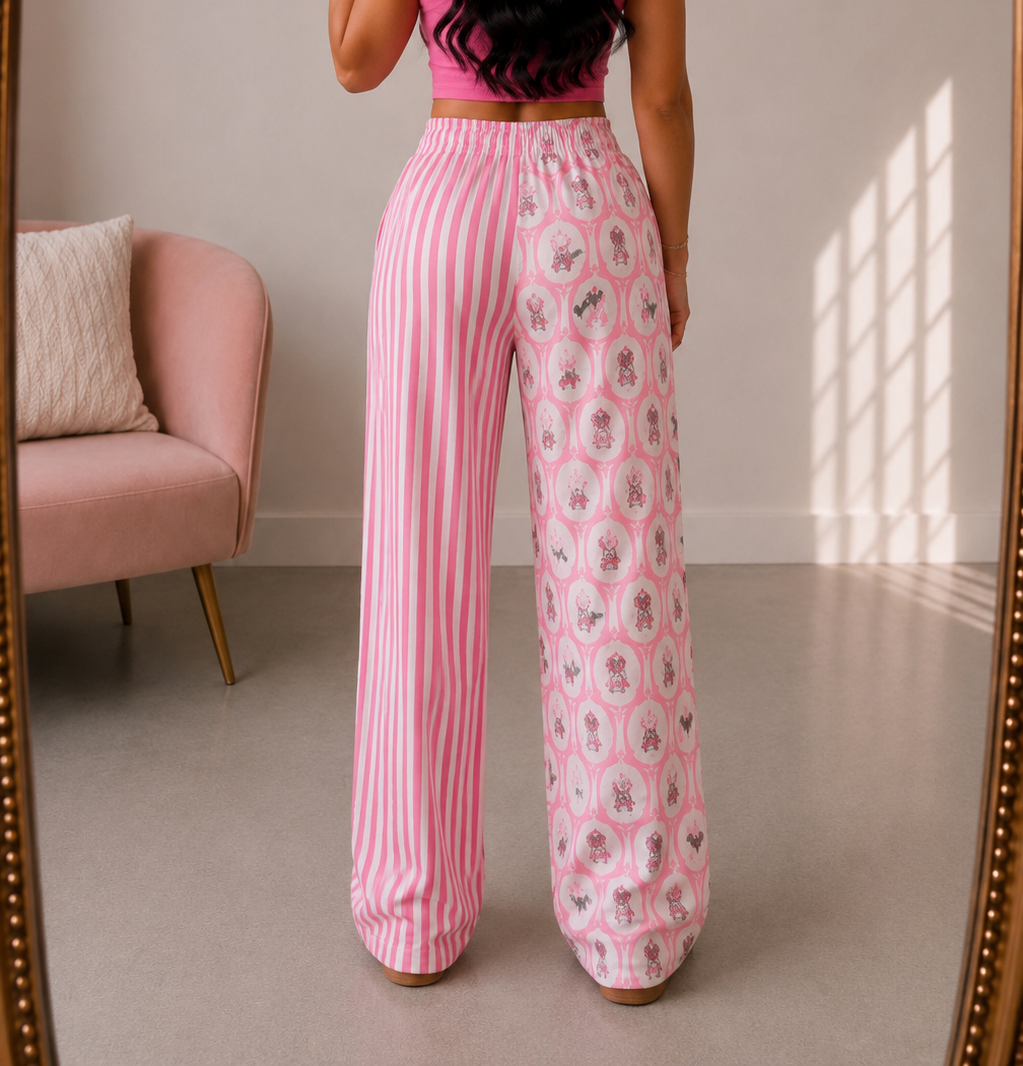 Pink Pumpkin Patch Spooky Pants