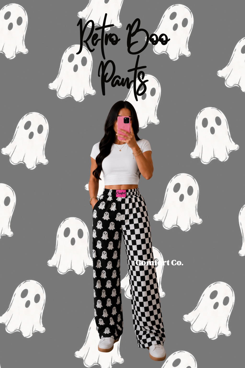 IN STOCK • Retro Boo Spooky Pants