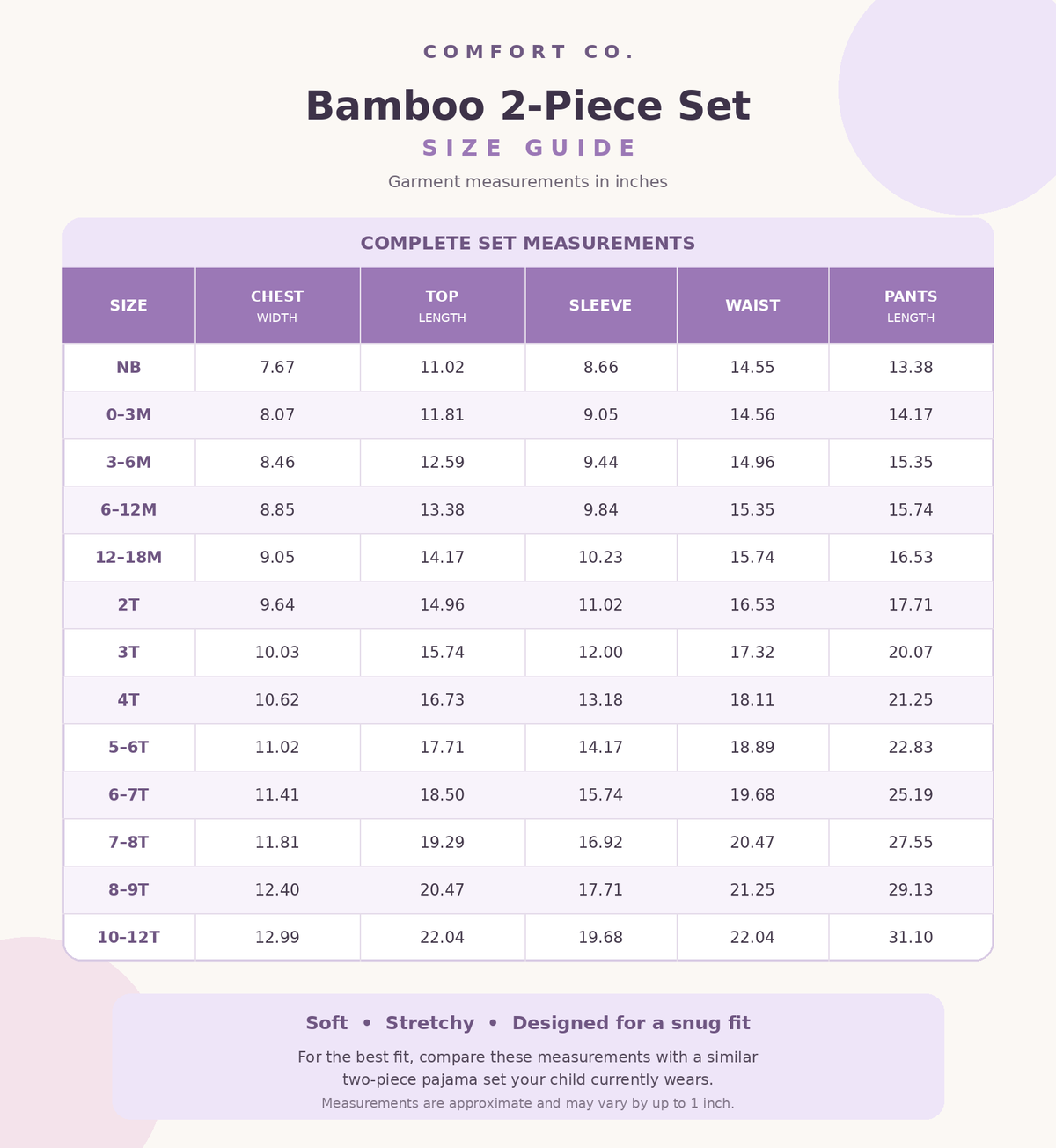 Two Piece Bamboo Set | Mickey Christmas
