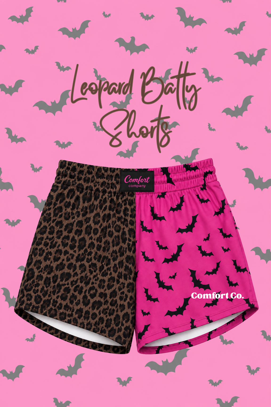 READY TO SHIP • Leopard Batty Shorts