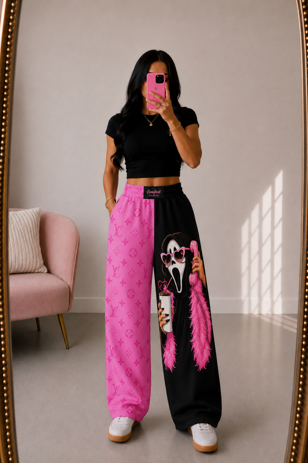 Scream Halloween Spooky Pants