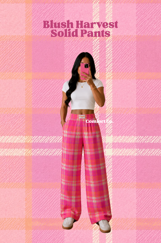 Blush Harvest Solid Pants