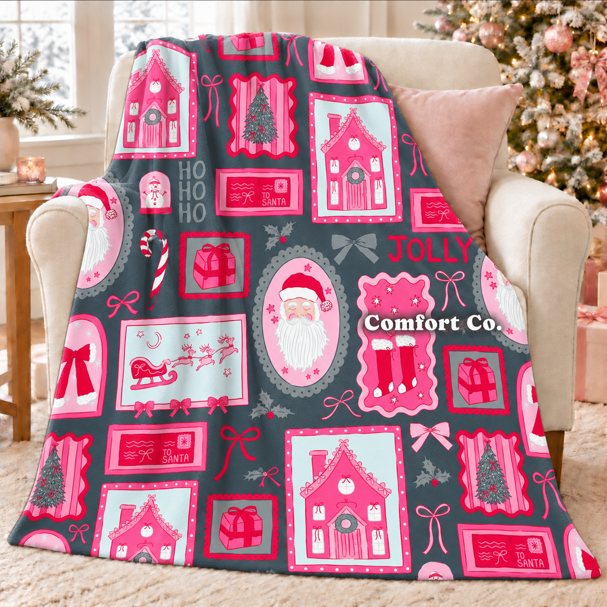 Plush Christmas Blankets - Oversized Blanket