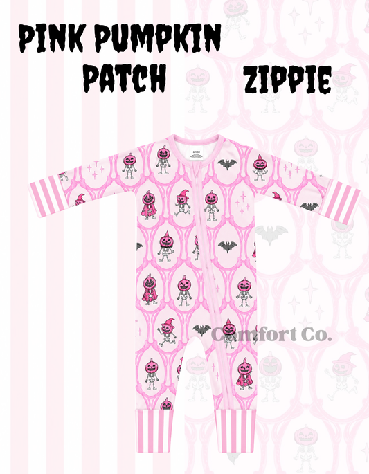 Pink Pumpkin Patch Zippie