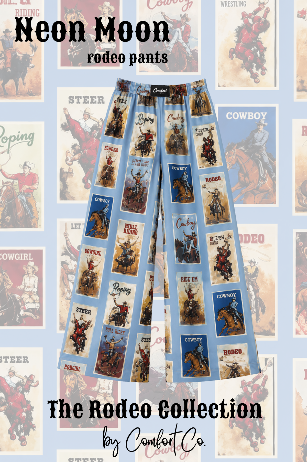 “Neon Moon” Rodeo Pants (Mama & Mini Sizes)