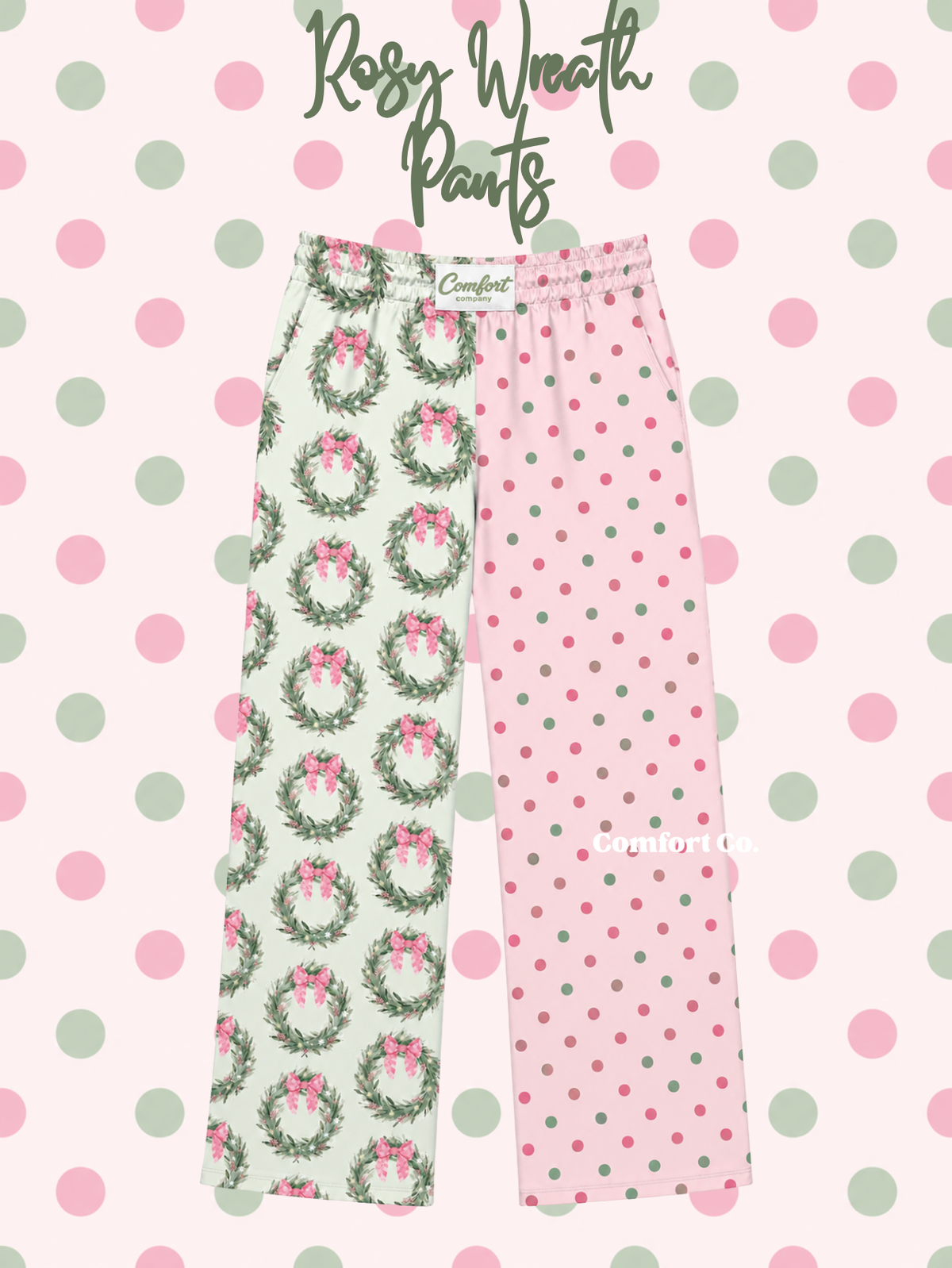 Rosy Wreath Pants (Mama & Mini)