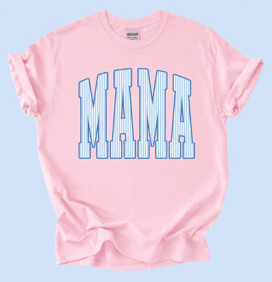 MAMA IN STRIPES TEE