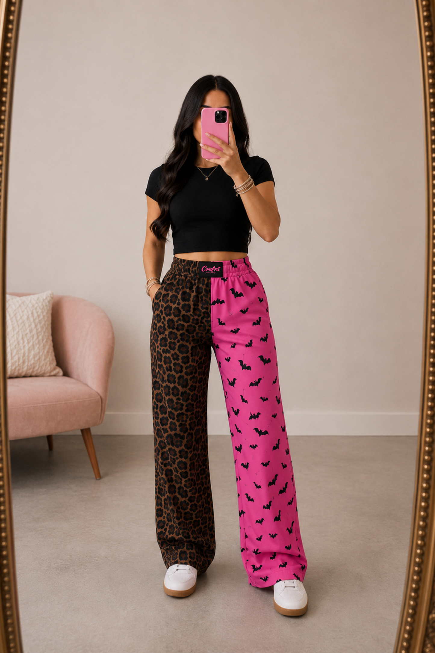 Leopard Batty Spooky Pants