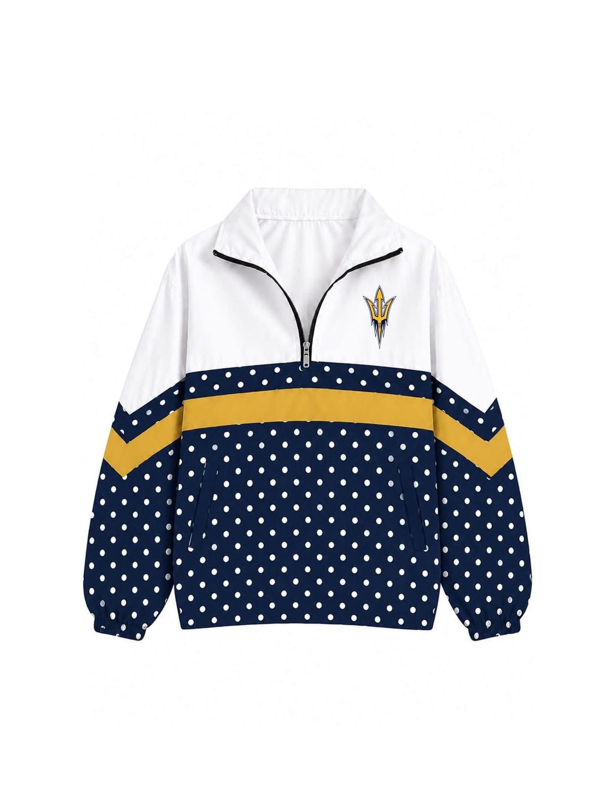 Classic Polka Dot Windbreaker