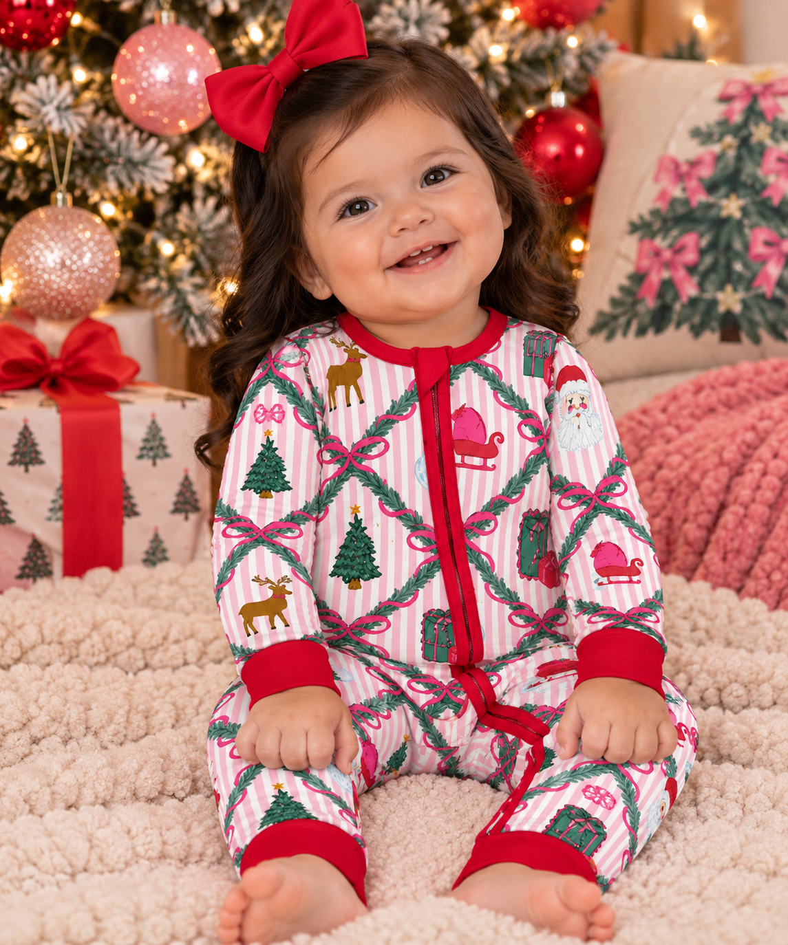 Pink Noel Zippie