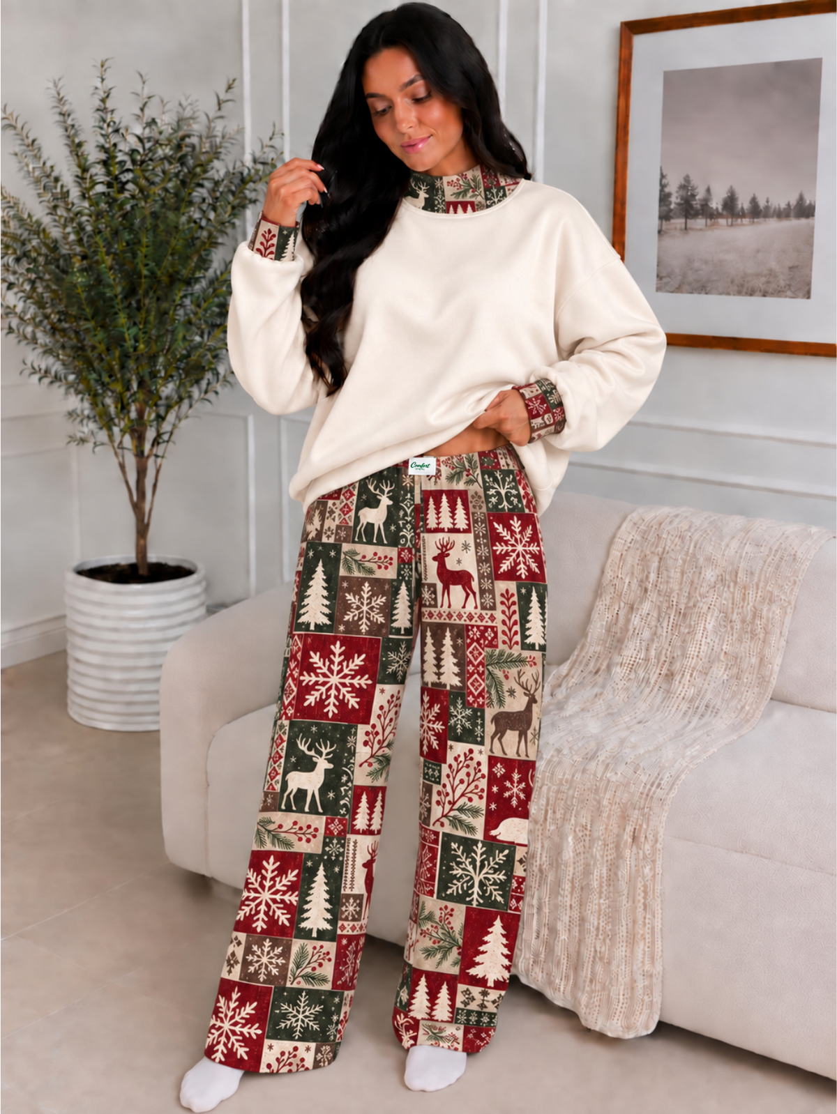 Vintage Noel Pants (Mama & Mini)