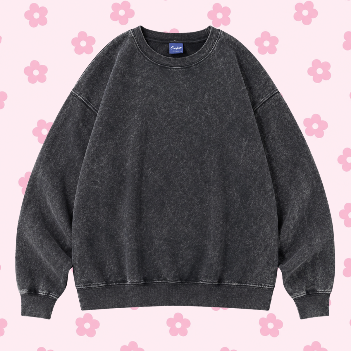 Vintage Wash Oversized Crewneck
