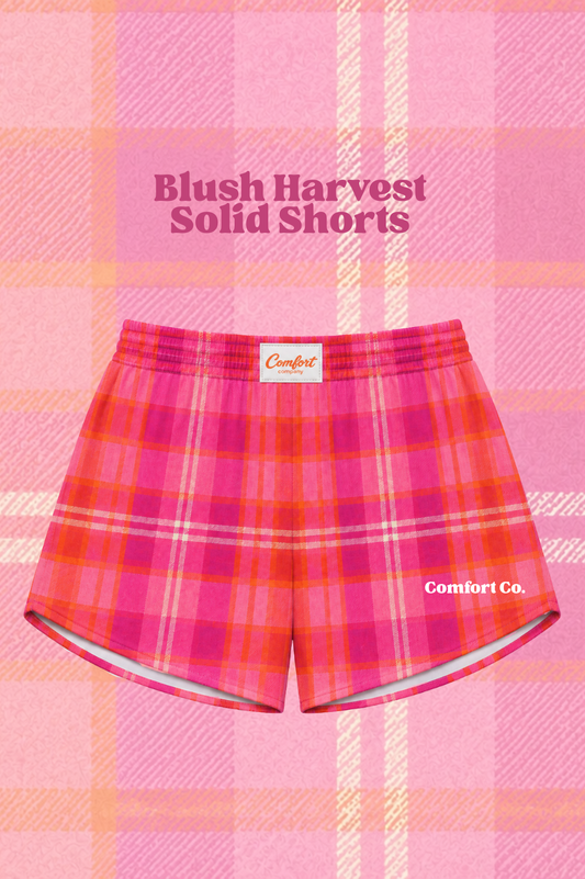 Blush Harvest Solid Shorts