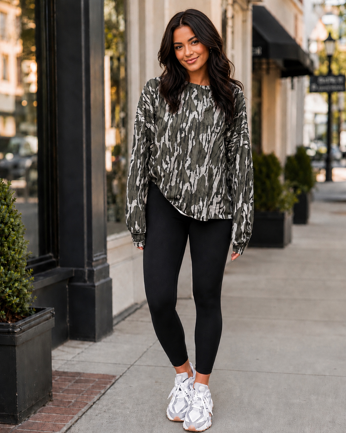 Open Back Long Sleeve Top