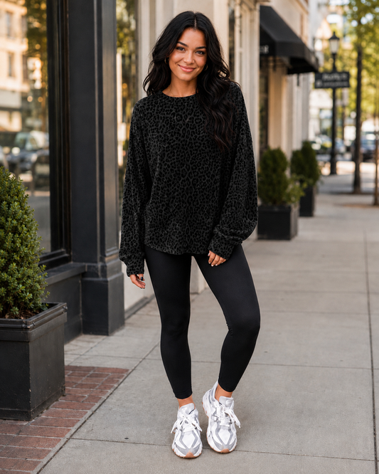 Open Back Long Sleeve Top