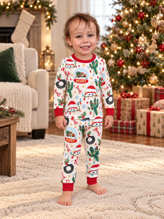 Two Piece Bamboo Set | Christmas Cars
