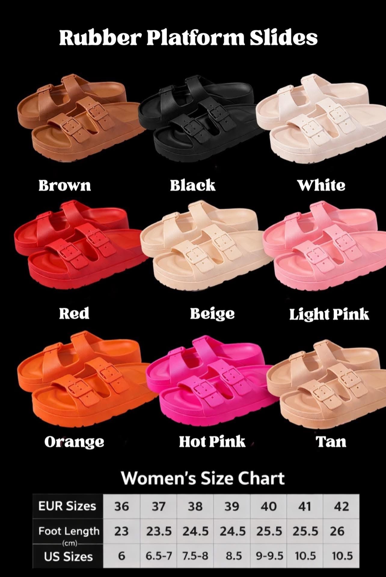 RUBBER PLATFORM SLIDES