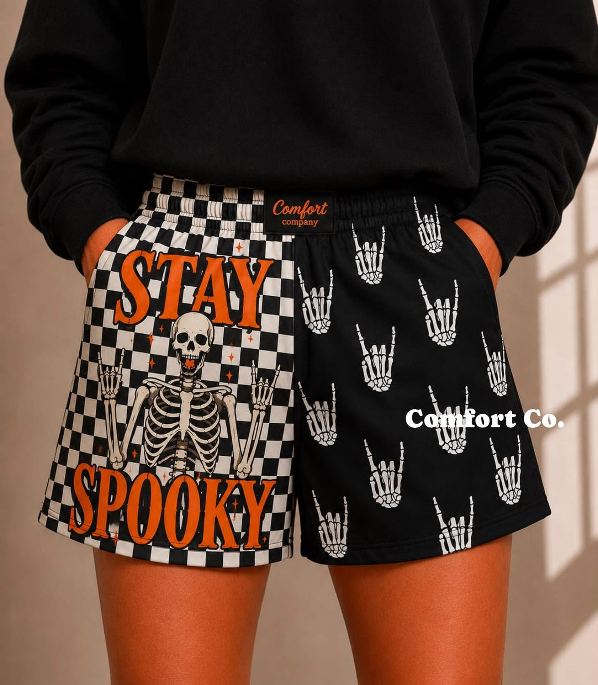 IN STOCK • Stay Spooky Shorts