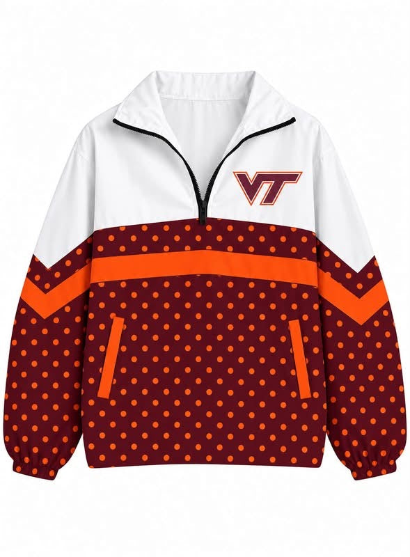 Classic Polka Dot Windbreaker