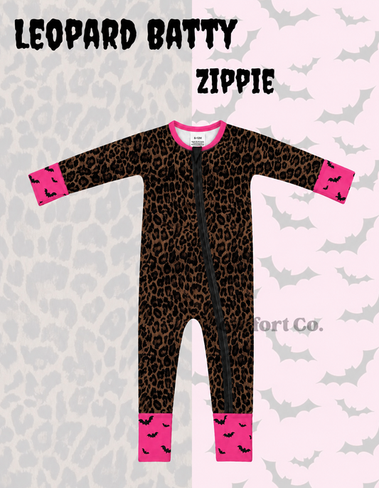 Leopard Batty Zippie