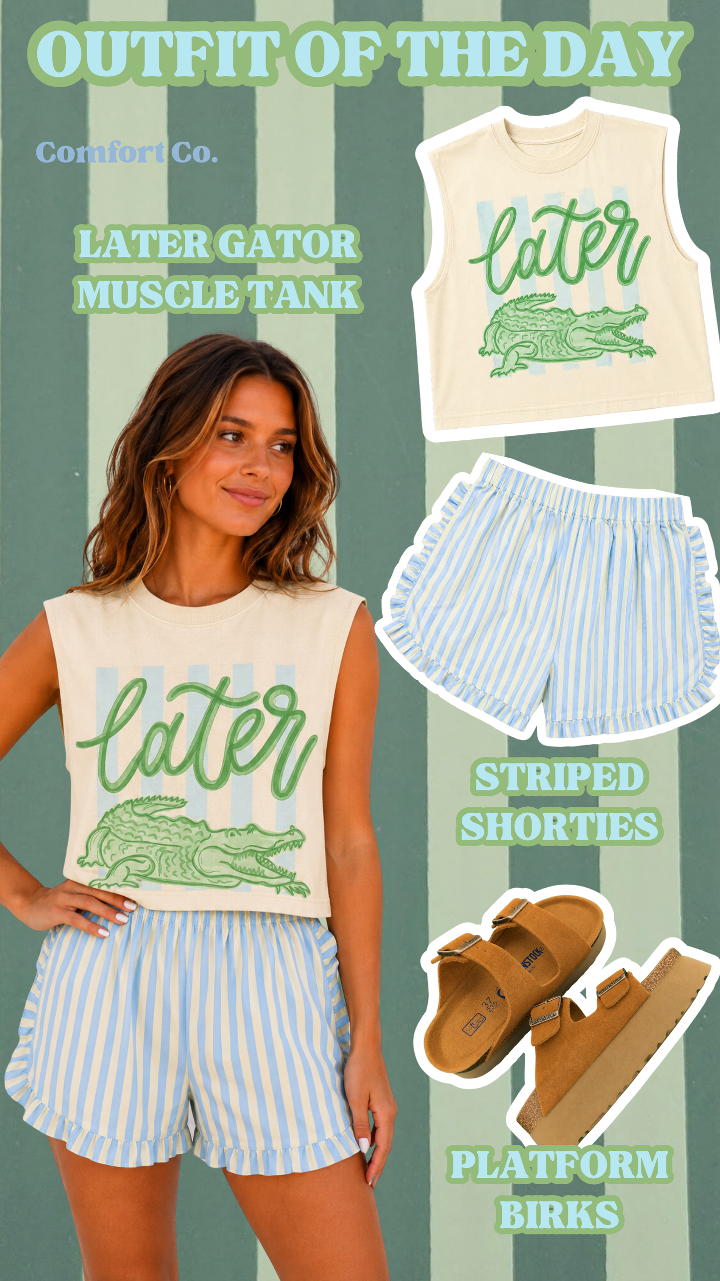 STRIPED SHORTIES