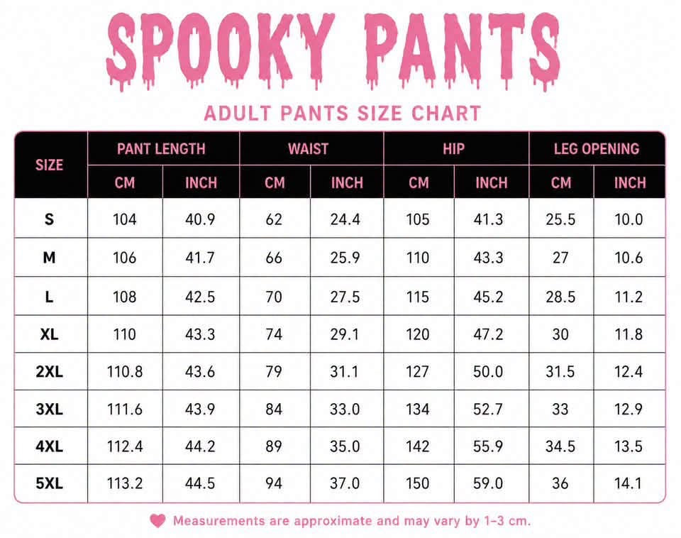 Retro Boo Spooky Pants