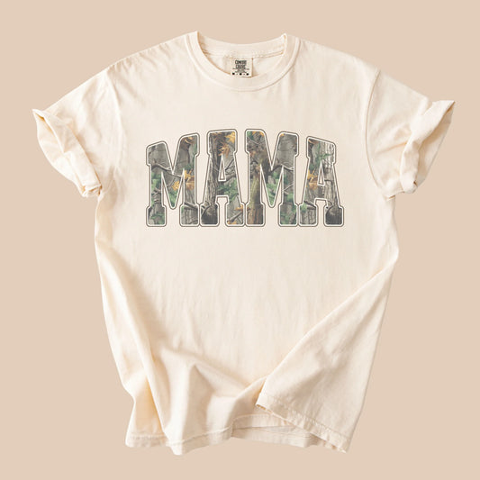 MAMA IN CAMO TEE