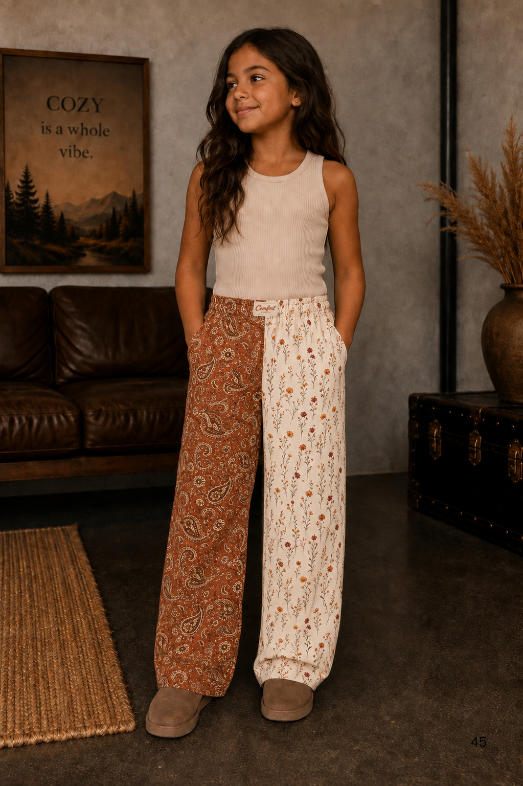 Rust & Bloom Pants (Mama & Mini)