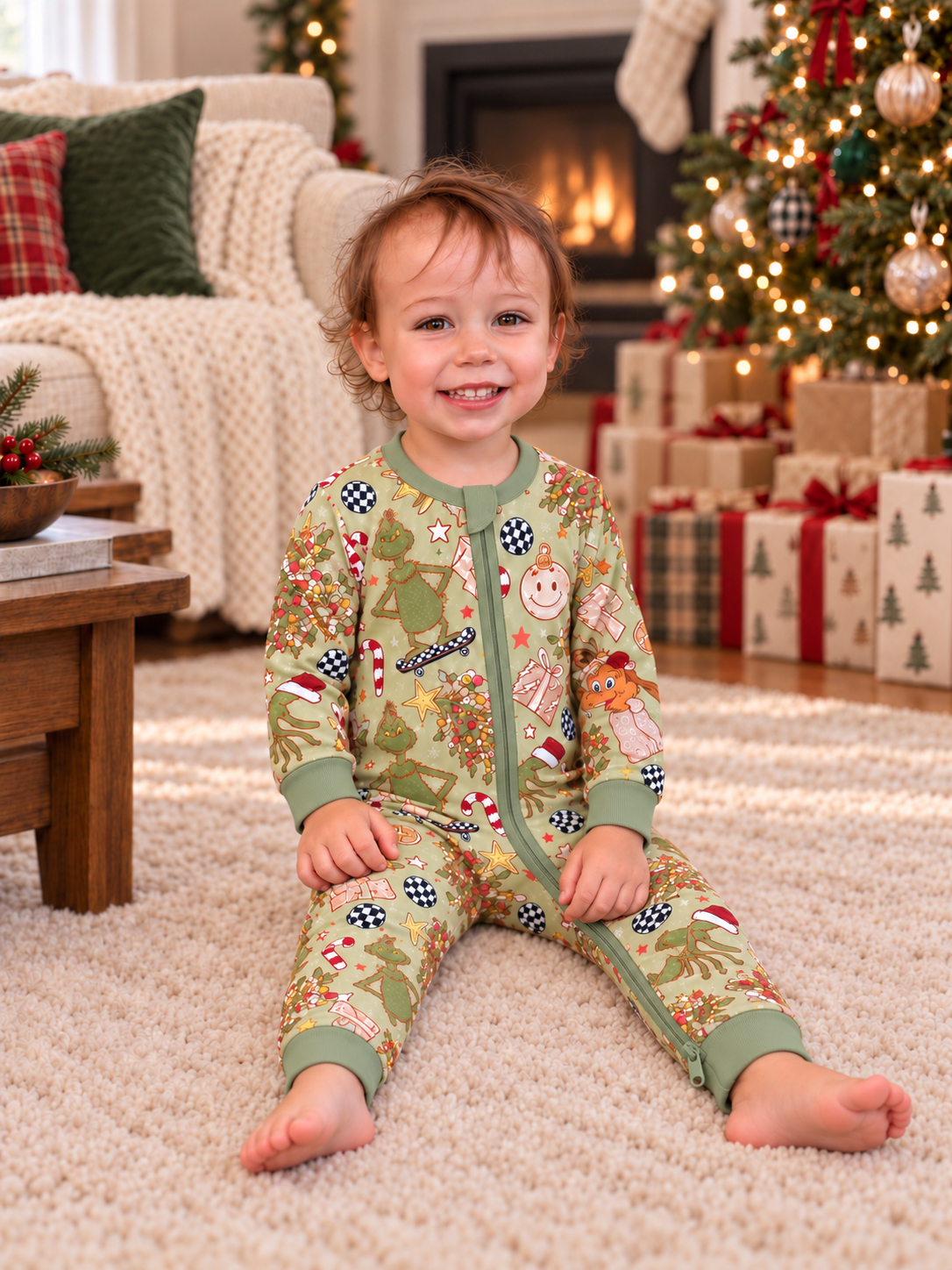 Convertible Bamboo Zippie | Grinch
