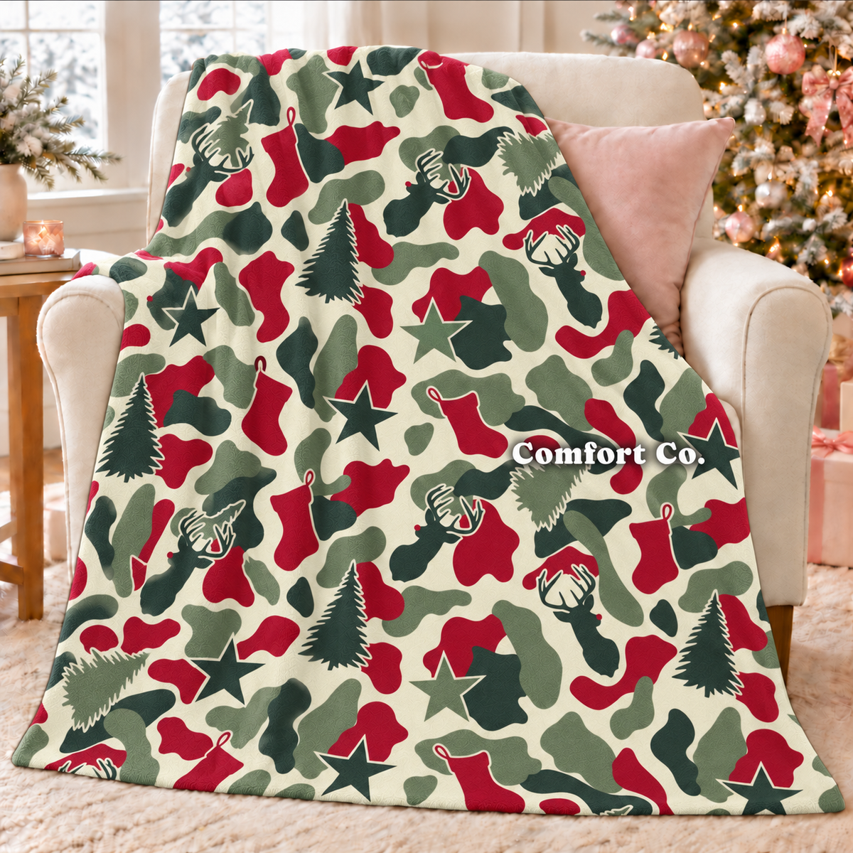 Plush Christmas Blankets - Oversized Blanket