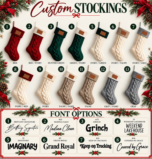 Custom Christmas Stockings