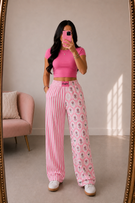 Pink Pumpkin Patch Spooky Pants
